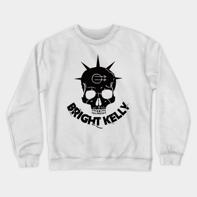 Bright Kelly Hobo Skull (Dark) Crewneck Sweatshirt by brightkelly